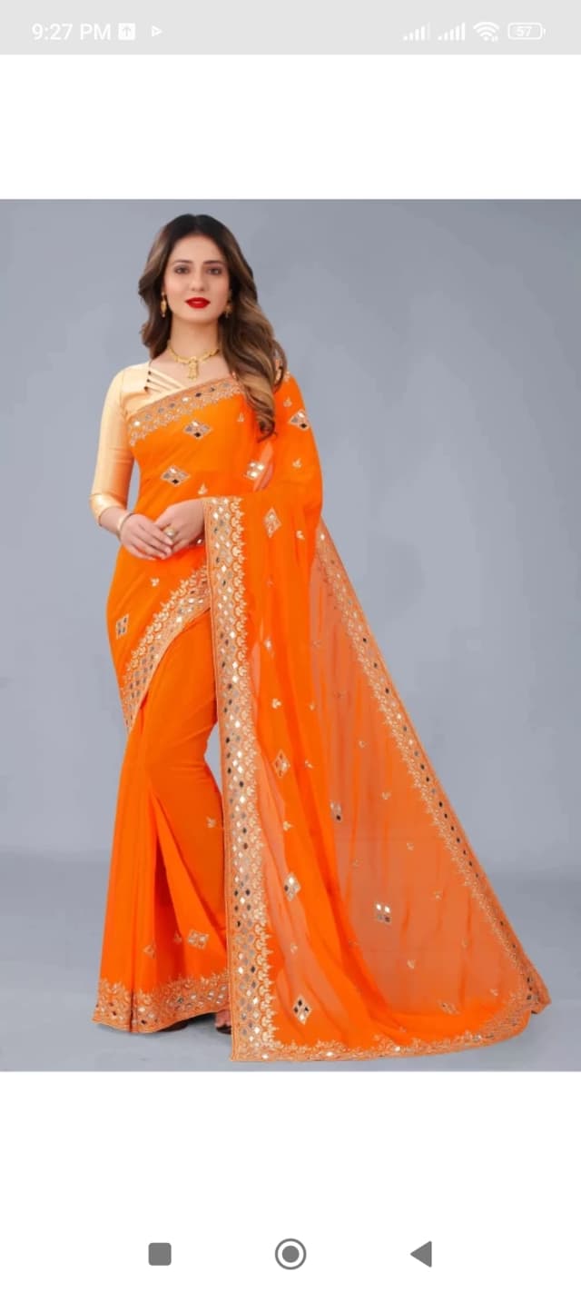 Banarshi Silk Saree with Blouse Piece Unisex Soft Fabric Handloom Handwoven Indian Saree