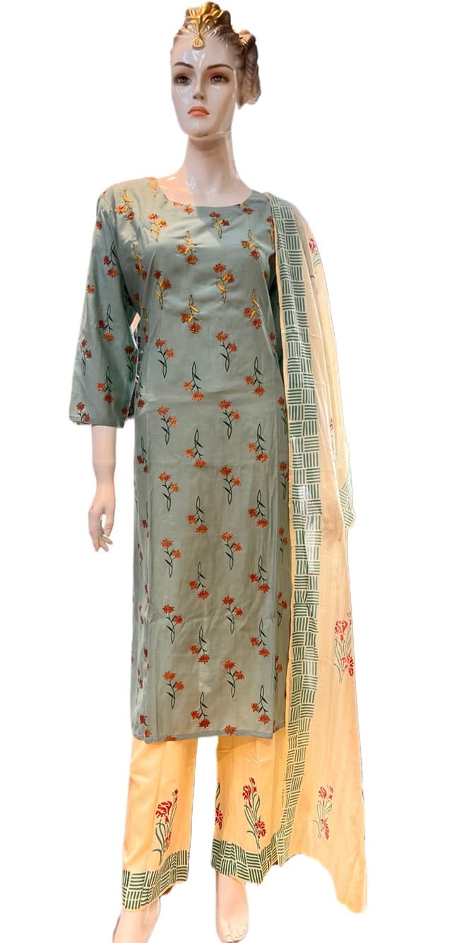 Cotton /Silk Kurti Sets For Women
