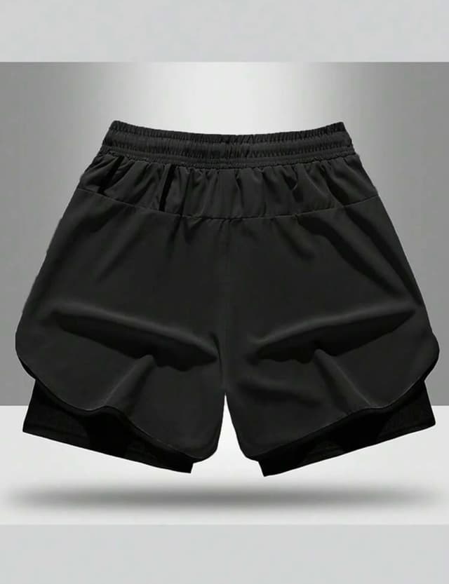 2 in 1 Shorts With Inside Stockings For Women