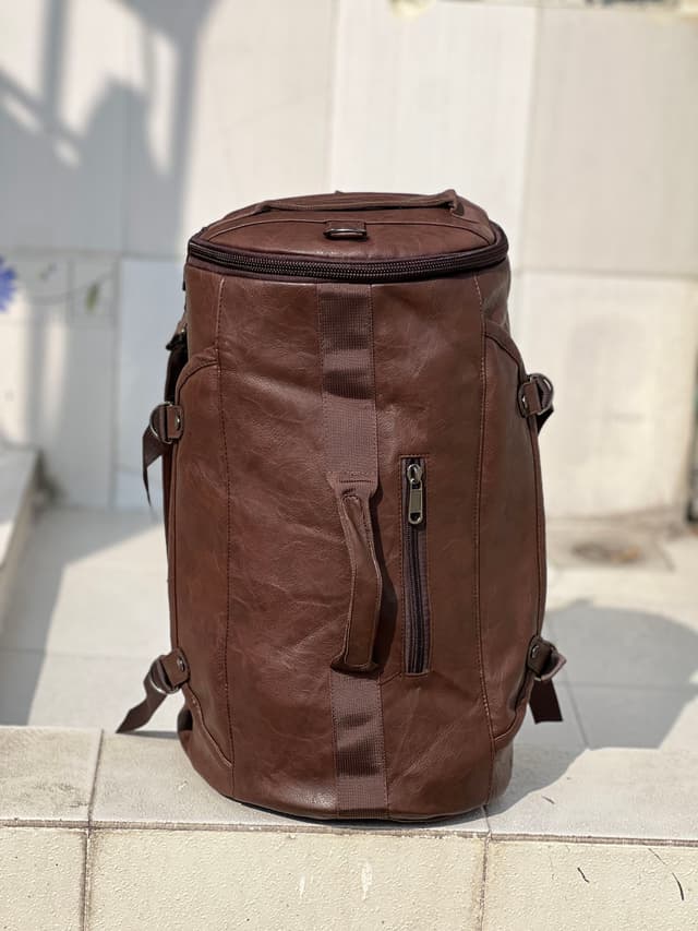 Fashion 3 in 1 Leather Look Travel Bag – Multi-Functional Gym & Weekend Bag