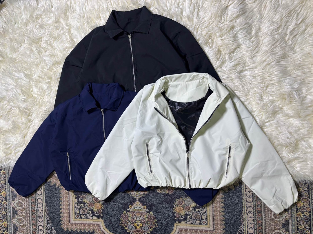 New Summer Special Free Size Full Sleeve Plain Croup Winproof Jacket For Women 1