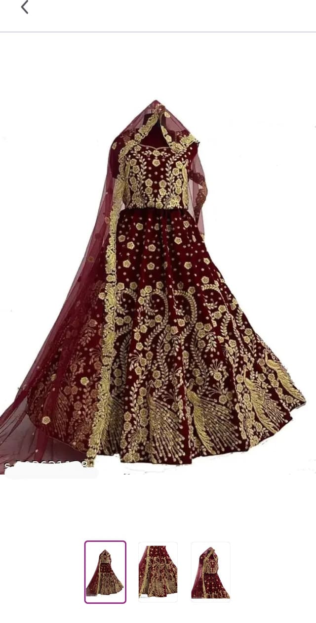 Velvet Bridel Lehga Set