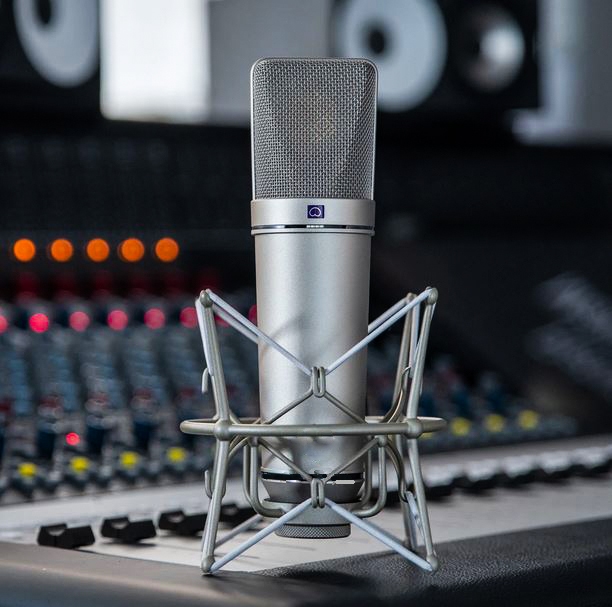 GIGAWARE U87 Professional XLR To 3.5mm Condenser Microphone Cardioid Studio Microphone for Recording Podcasting Voice Over Streaming Home Studio. 1