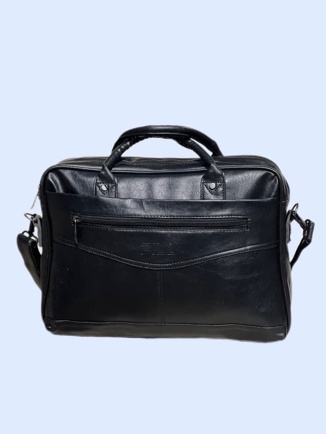 Men's Office Bag Briefcase Bag File Bag Laptop Bag Travel Document Bag PU leather Side Bag