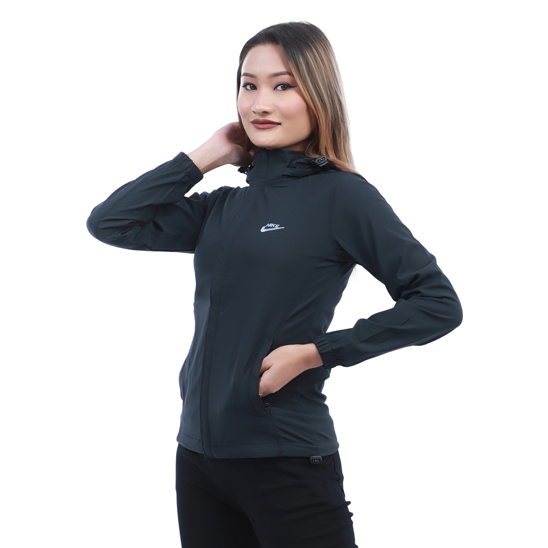 Stretchable Wrinkle Windcheater For Women - Fashion | Women'S Wear 1