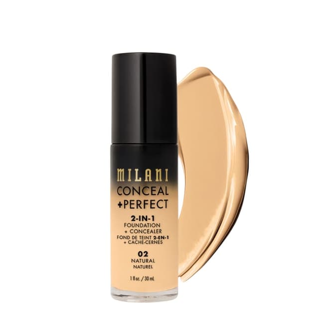 Milani Conceal + Perfect 2 In 1 Foundation + Concealer (02 Natural)