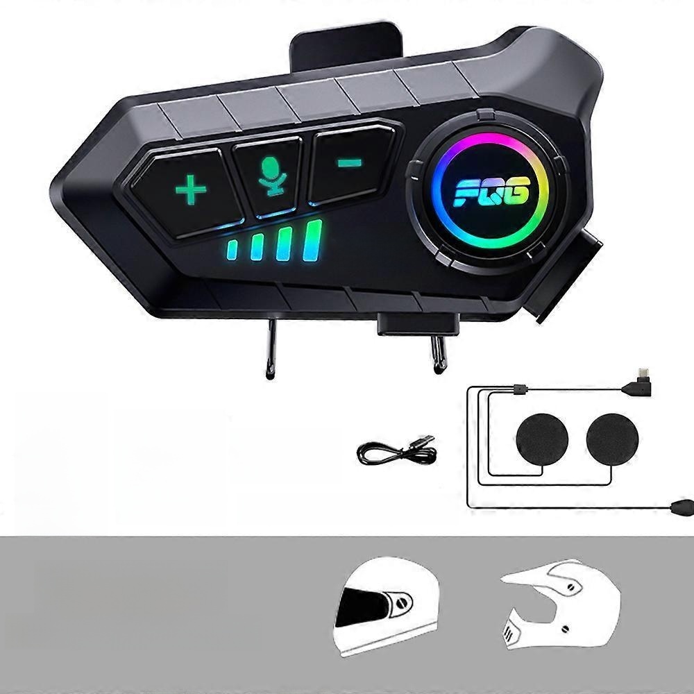 BT12 On-Ear Helmet Wireless Earphone Bluetooth Calling and Music with Mic 1