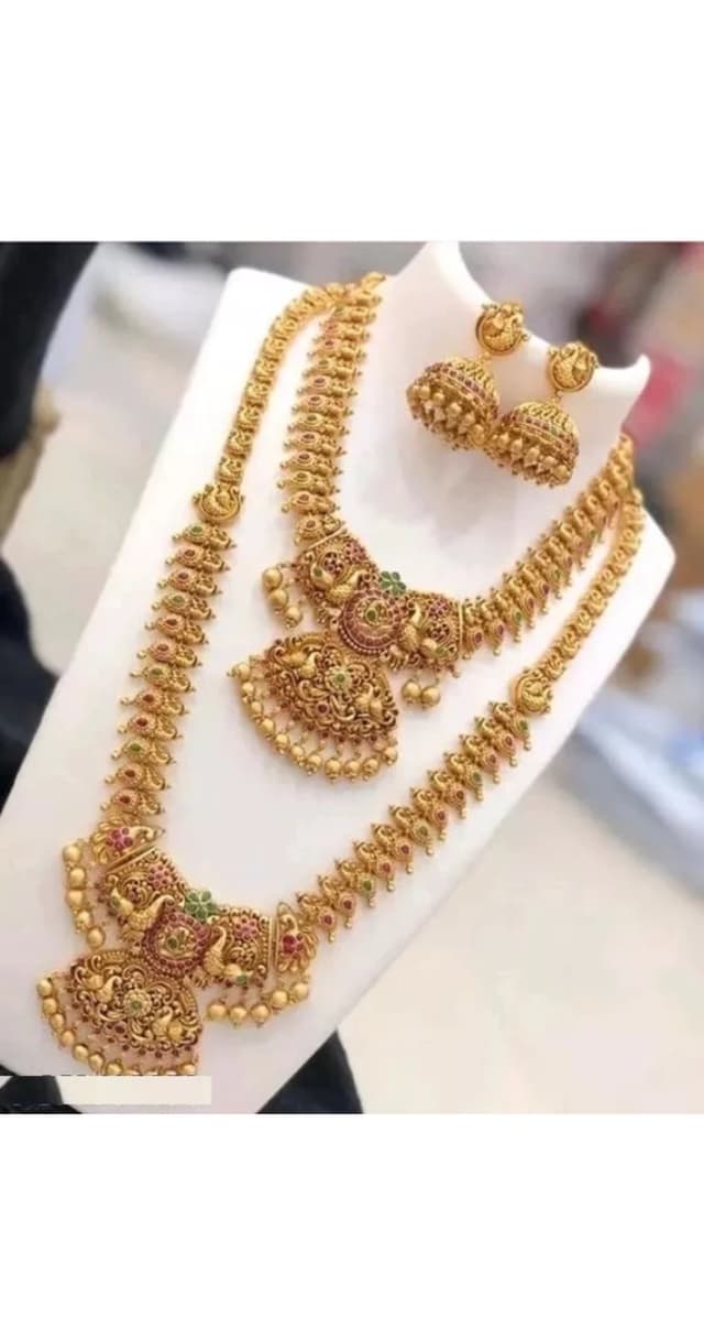 Temple Jewellery Set