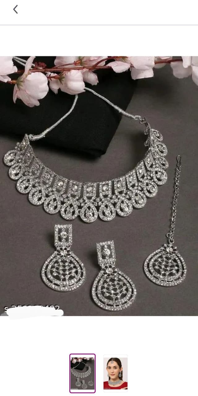 AD Stone Jwellery Set