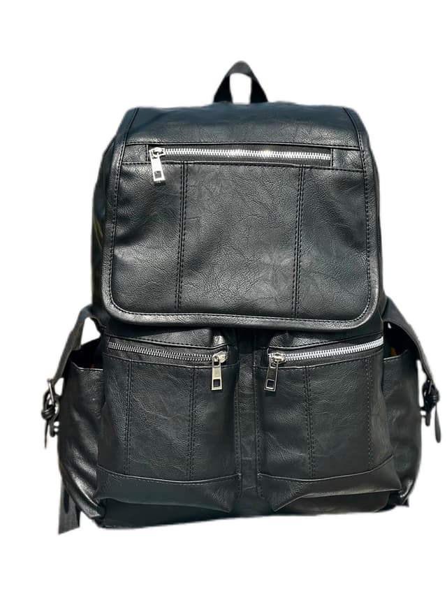 Stylish PU Leather Backpack |Best Bag For College And Office Purposes For Unisex/Suitable To Carry Laptop And Easy For Traveling And Treks