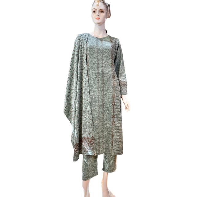 Pashmina Digital Printed Kurti Sets Women's Straight Fit Anarkali Salwar Kameez in Rayon Material with Palazzo Pants