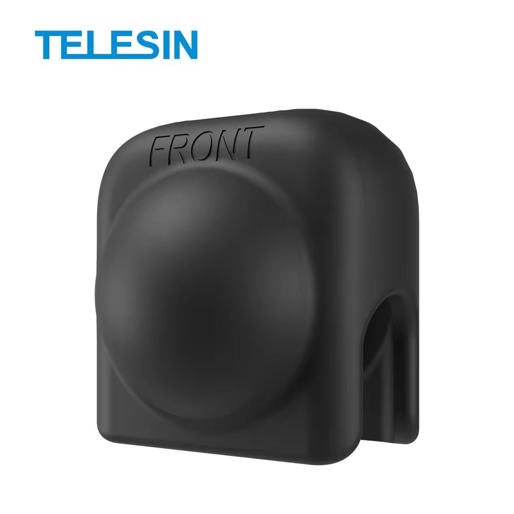 TELESIN Durable Sport Camera Accessories for Insta360 X5 X4 Waterproof Dustproof Elastic Silicone Double-sided Lens Protection 1