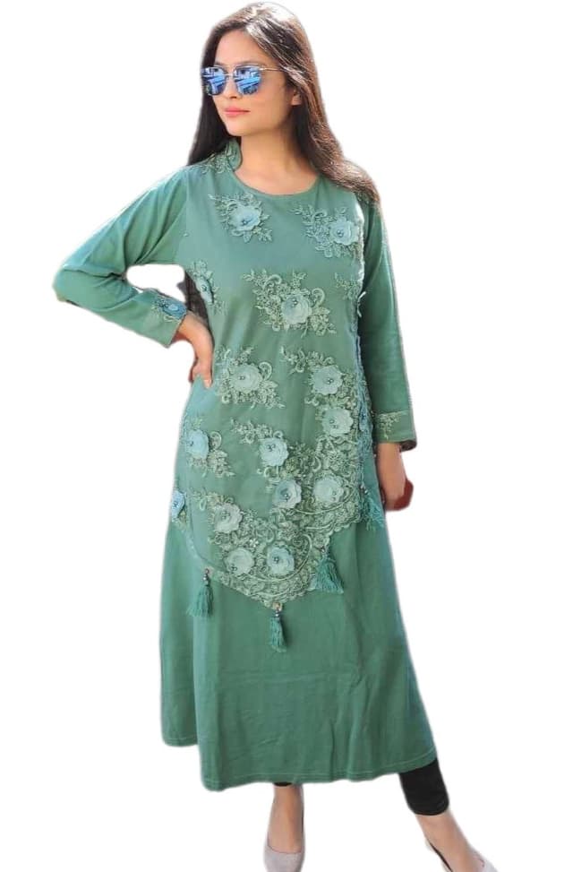 Women's Woolen One Piece Dress Long Sleeve round Neck Pullover Dress Fashion Ladies' Clothing Size 10 12 14 16 18 20 Color Black Blue Green