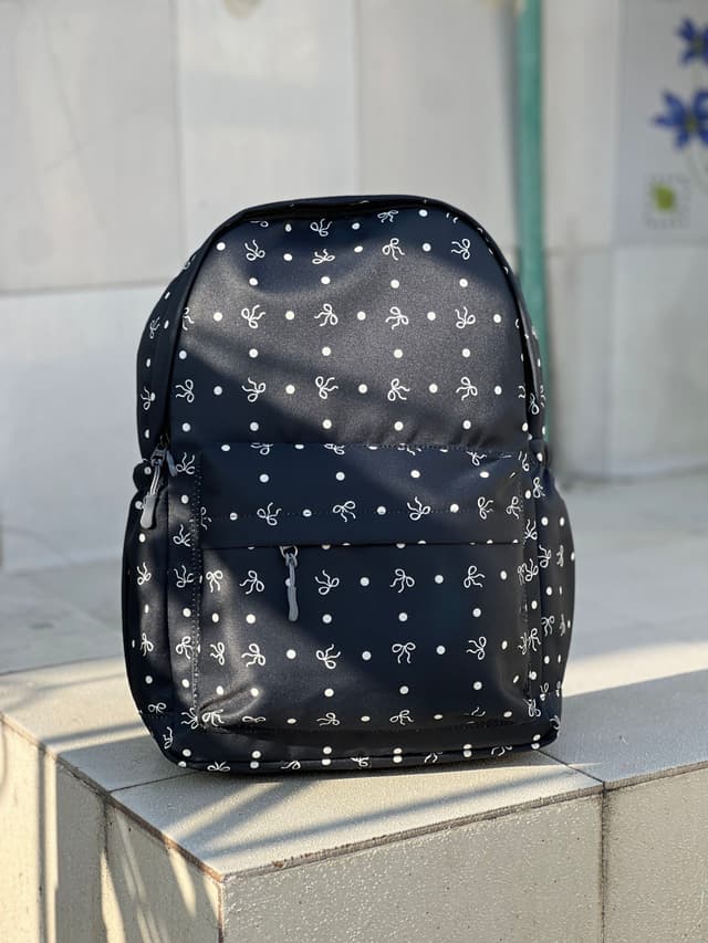 Girls Floral Printed Backpack | Stylish School & College Bag | Lightweight Everyday Backpack