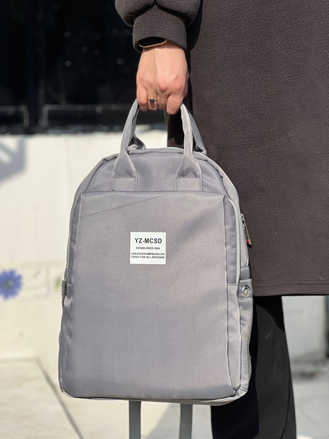 Modern Mini Backpack with Top Handle | Casual & Office Use For Girls 1