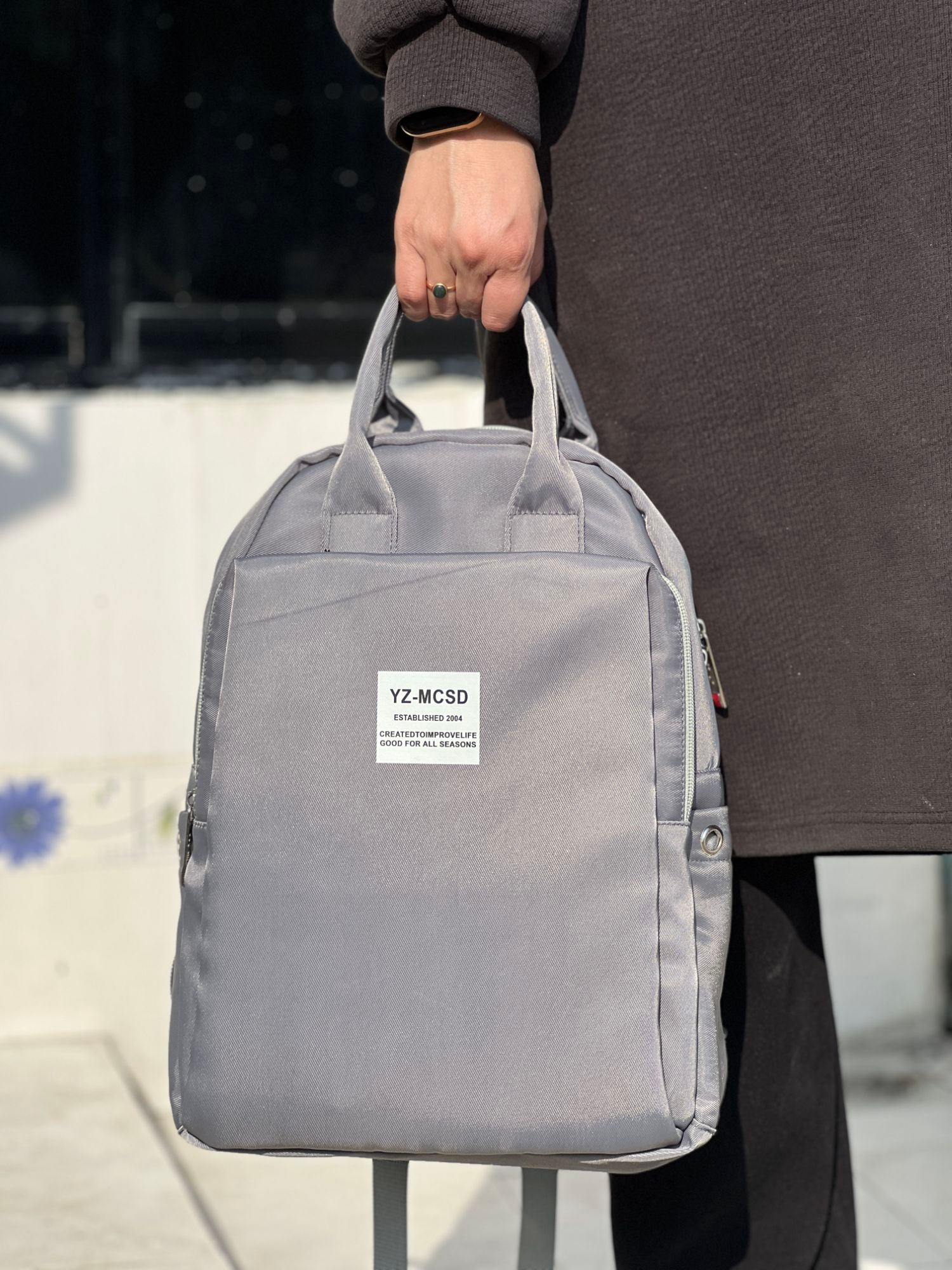 Modern Mini Backpack with Top Handle | Casual & Office Use For Girls 1