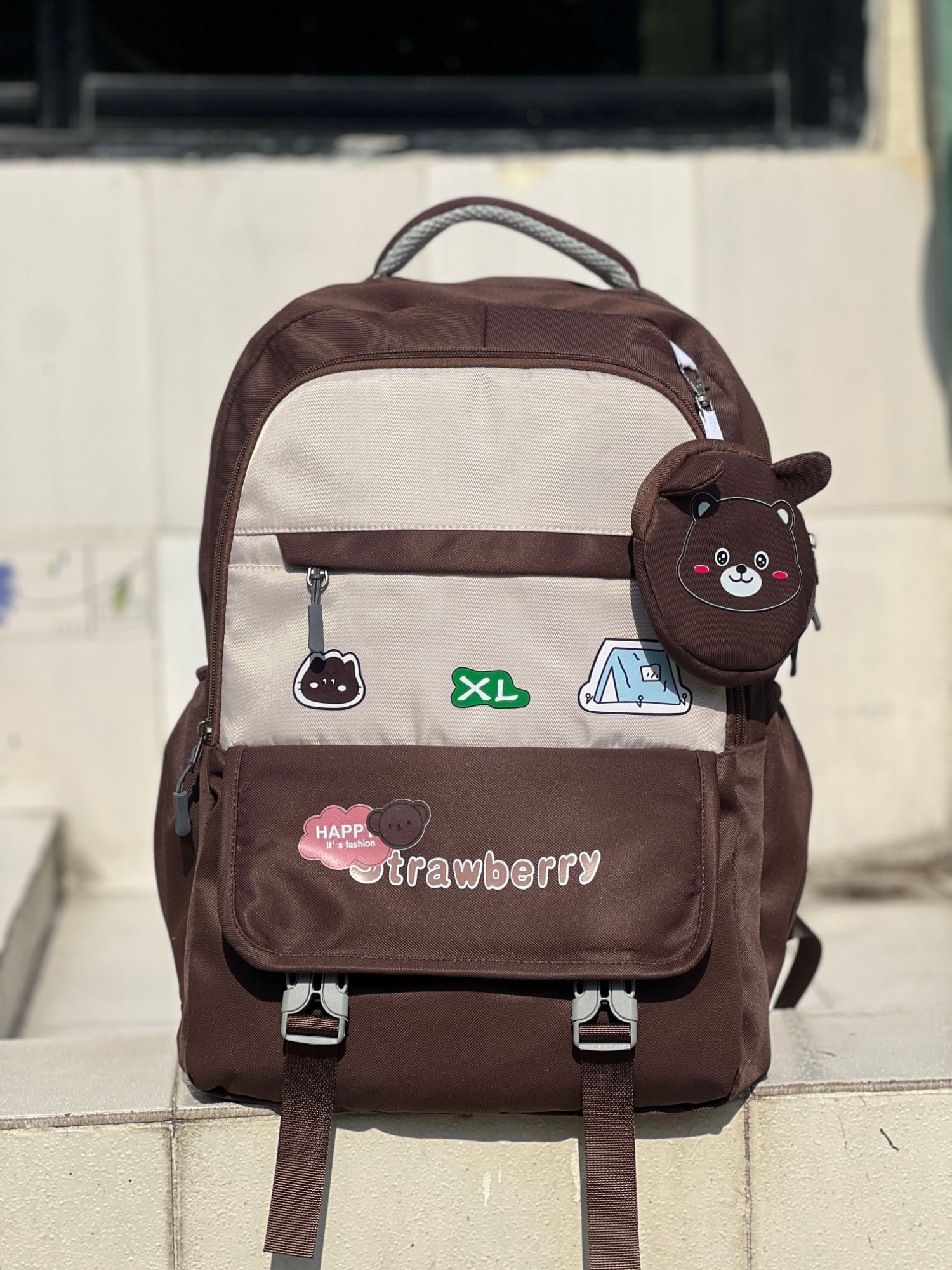 Korean Ladies Fashion Backpack For College And School |Travel Bag For Girls |Bag For School And College Purposes 1