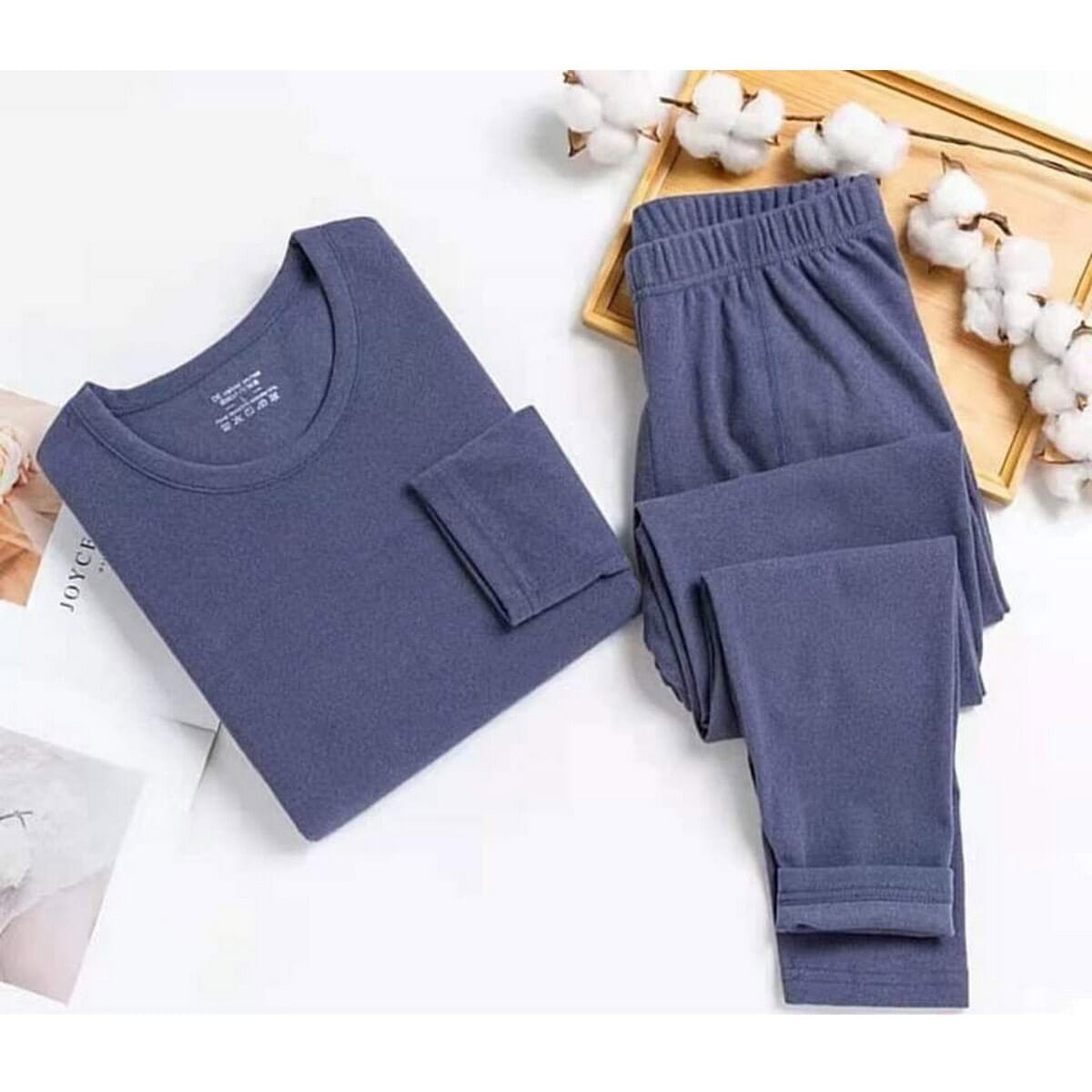 Winter Men /Women Thermal Underwear Sets Long Johns Thin Fleece Warm Bottoming Shirt and Pants Soft Solid Color Warm Set 1