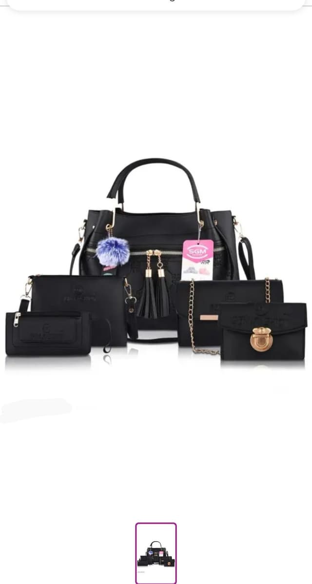 Staylis Handbags 5 Ps Set