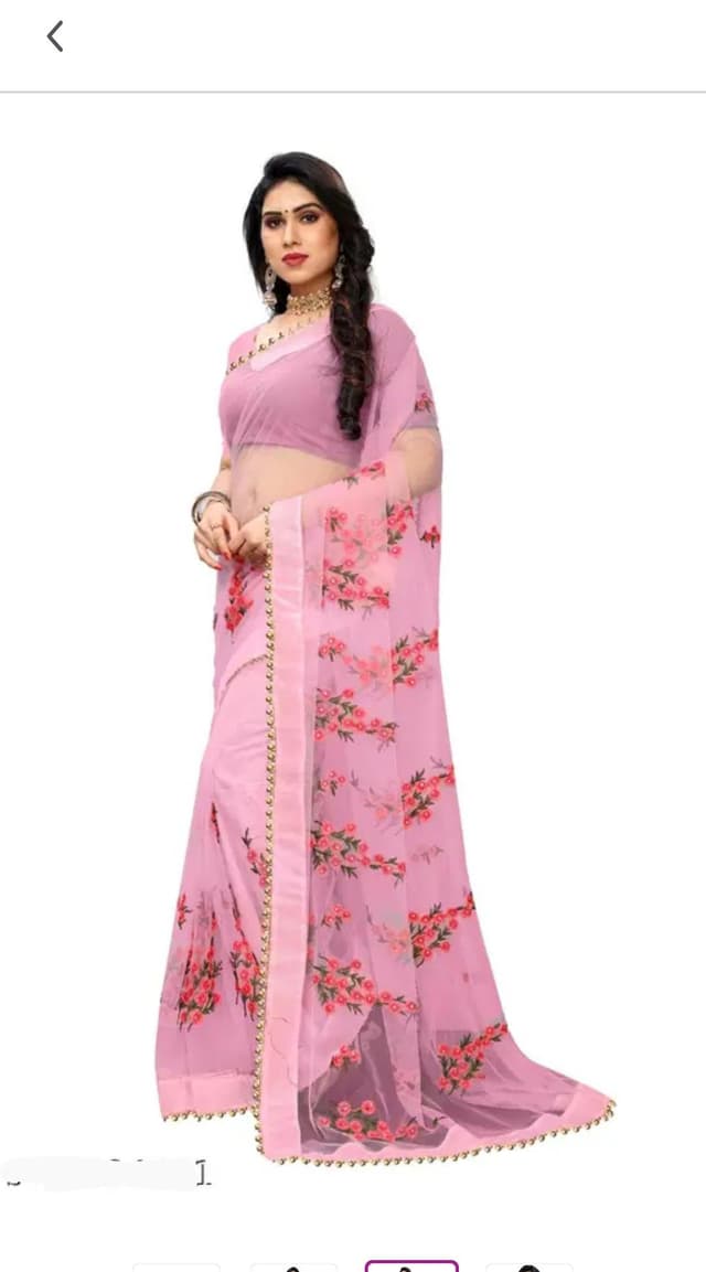 Fancy Fabric Net Saree