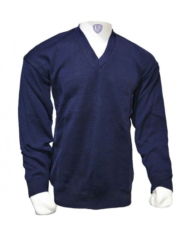 Unisex Wool Blue School Uniform Sweater | Sweater For School And College | Blue Sweater For Boys And Girls