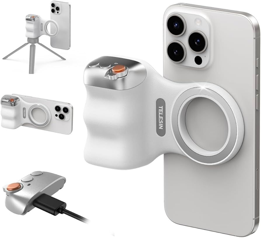 TELESIN Fun Shot Zoom Magnetic Phone Camera Grip for iPhone/Magsafe/Android 1