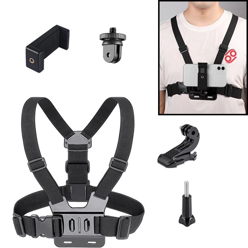 Telesin Phone Chest Mount Chest Harness Strap For All Mobile and Gopro 1