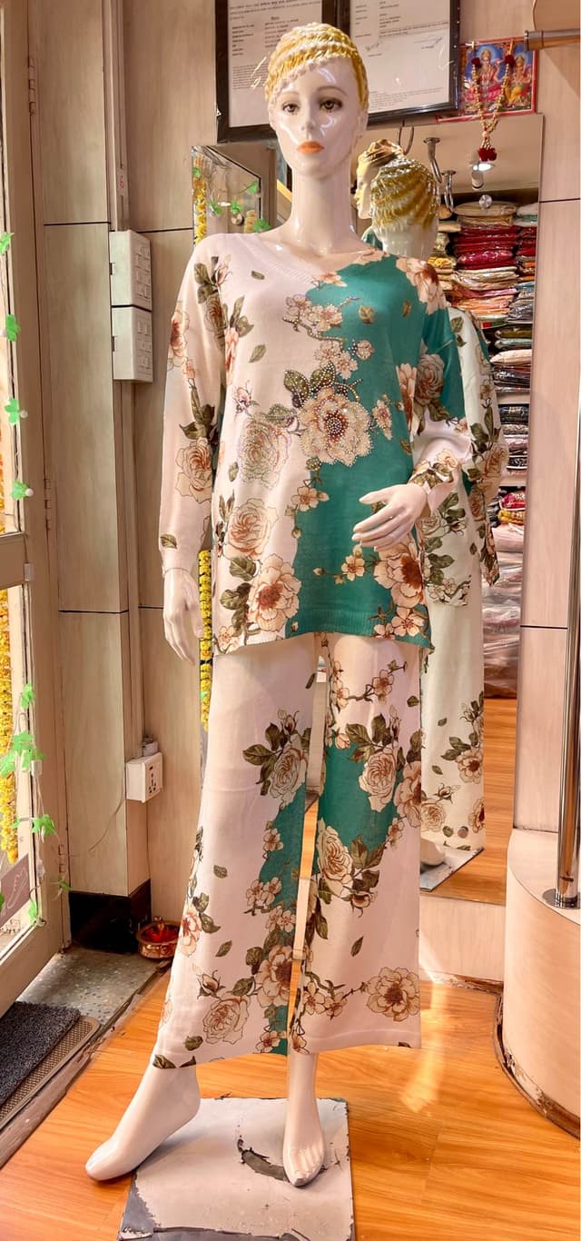 Cotton Plus Size Two Piece Cord -Sets For Women