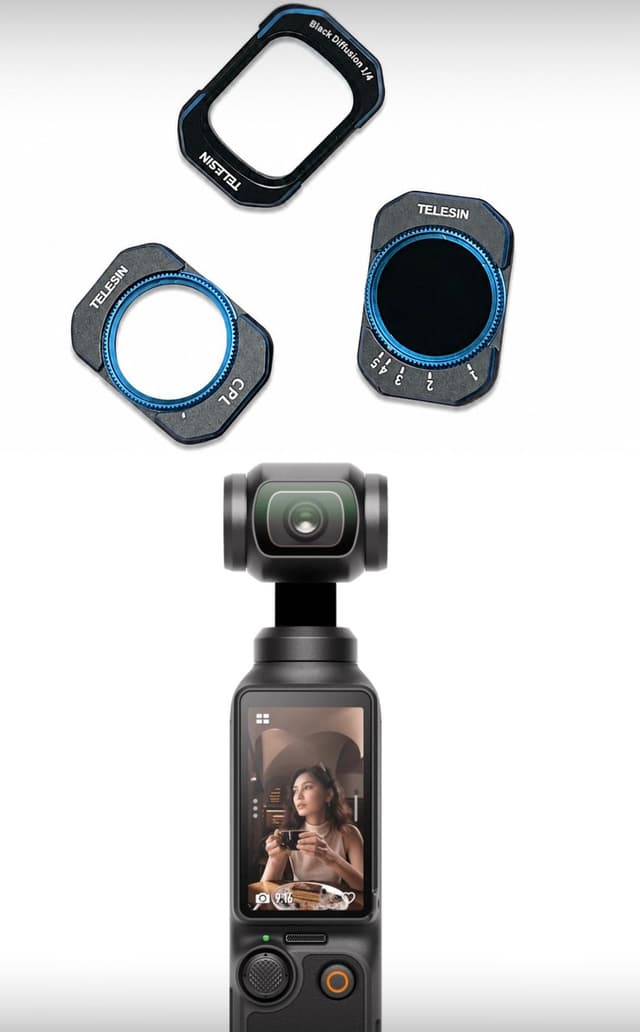 TELESIN Magnetic Filter Kit for DJI Osmo Pocket 4/3