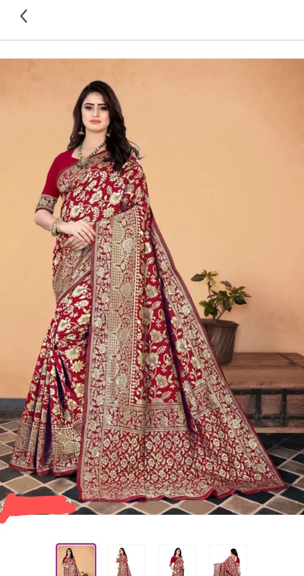 Banarshi Silk Saree With Blouse 1