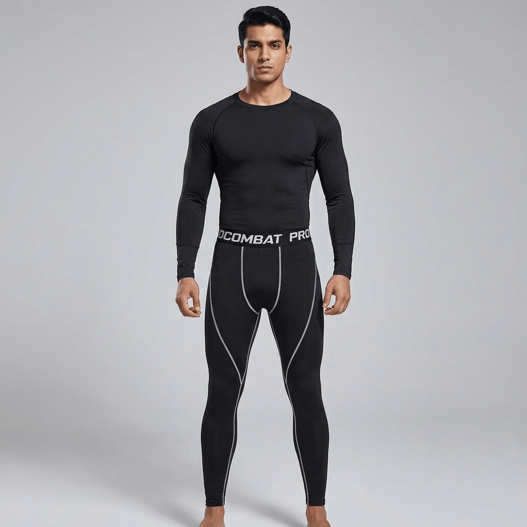 Inner Compression Set Of Trouser and T-Shirt For Men 1