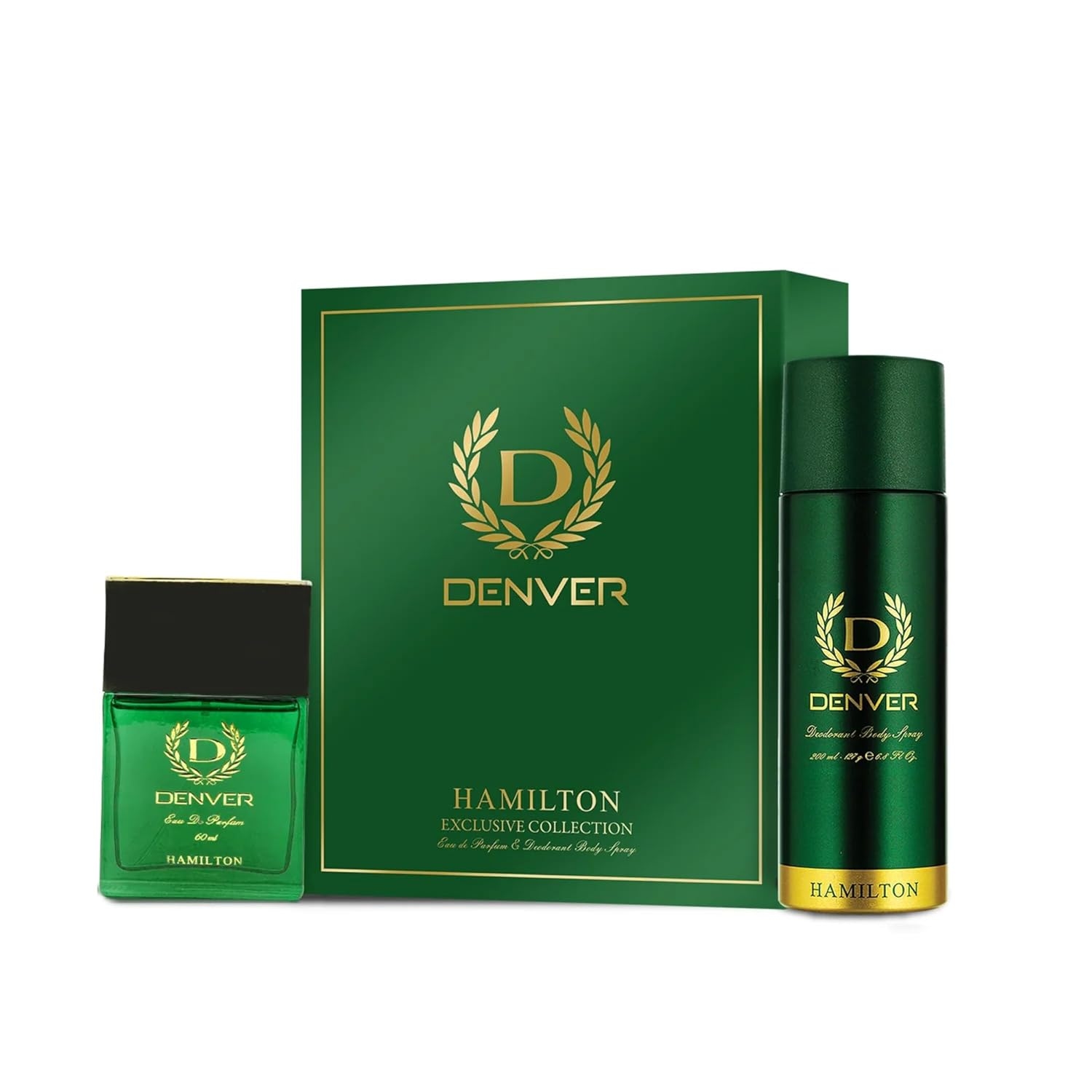 Denver Hamilton Perfume and Deo Combo Set - 60ml & 165 ml 2