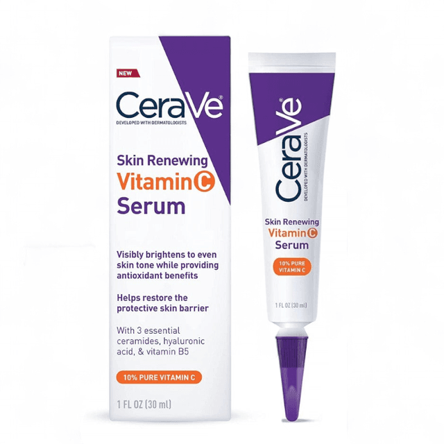 CeraVe Vitamin C Serum 30ml | Skin Renewing Brightening Serum with 10% Pure Vitamin C & Ceramides