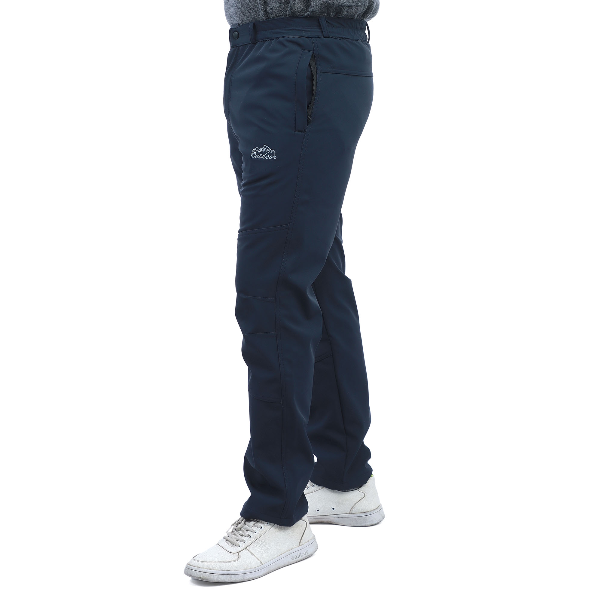 Outdoor Hiking Trekking Bike Riding Inner Fleece Stretchable Troser For Men 1