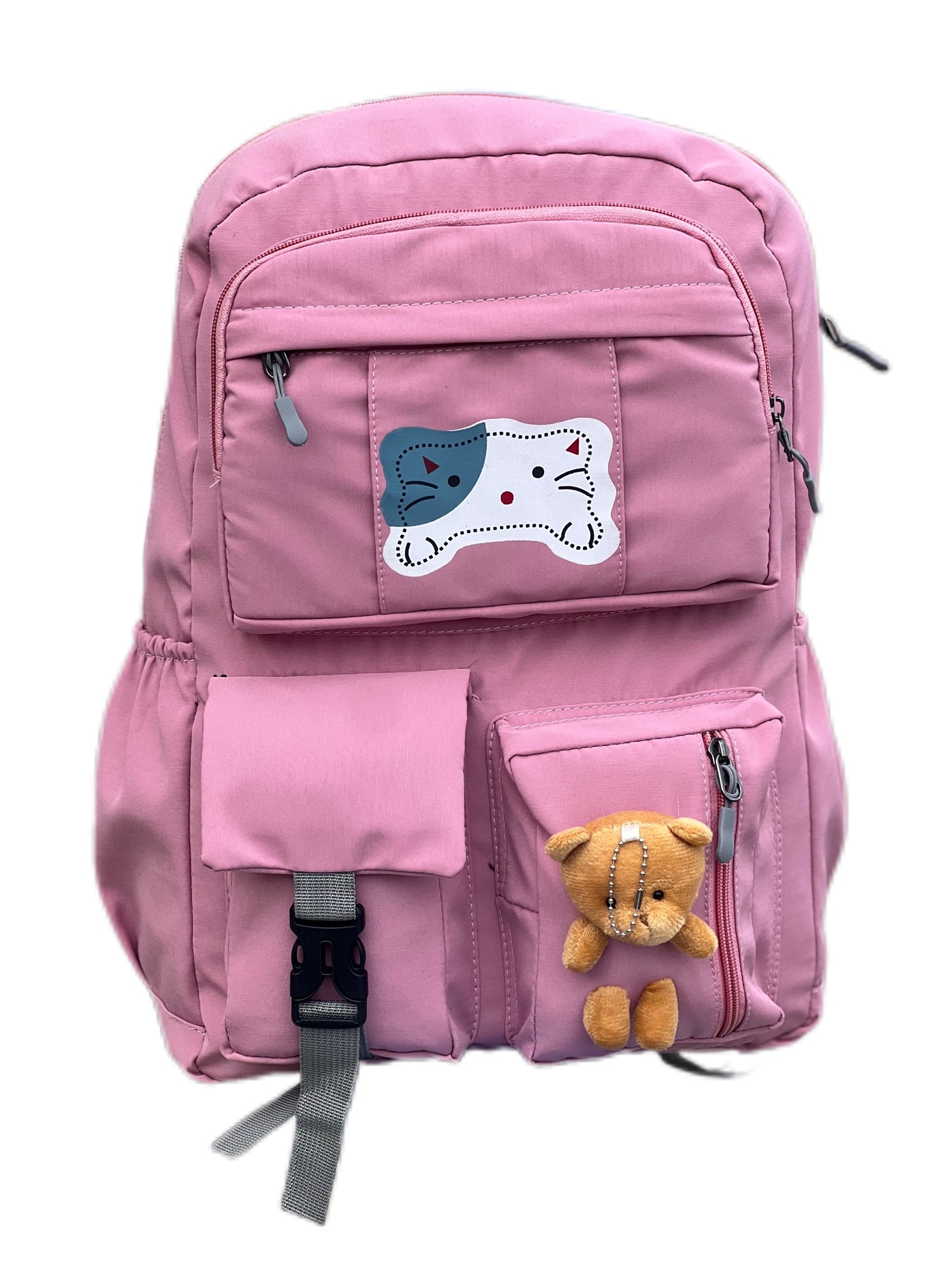 Fashion Women Backpack Large Capacity Laptop Bag Multifunction Student School Bag Outdoor Travel Pack 1