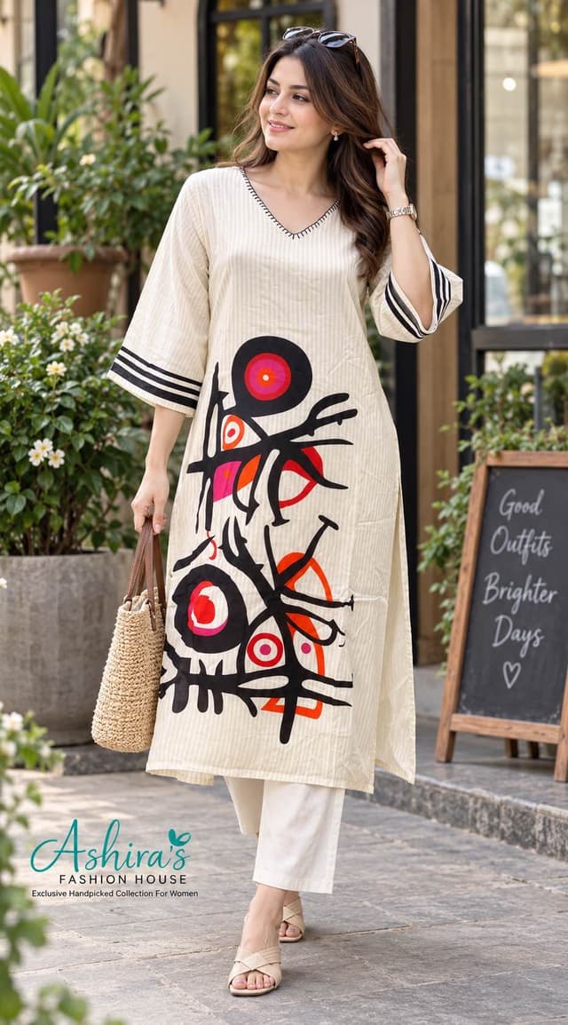 Malmal Cotton Two piece Cord Sets For Women