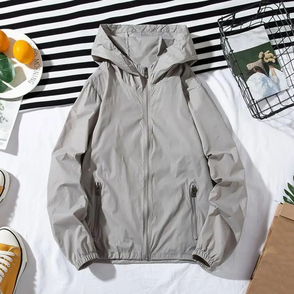 Single Layer Summer Lightweight Windcheater Jacket For Men 1