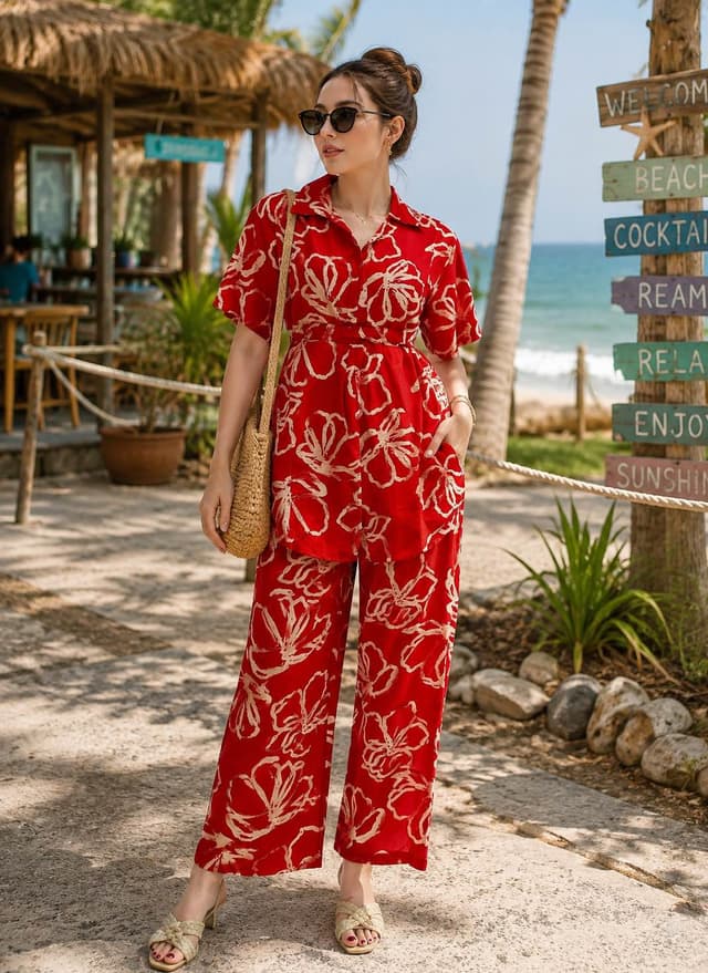 Cotton Summer Coord Sets For Women