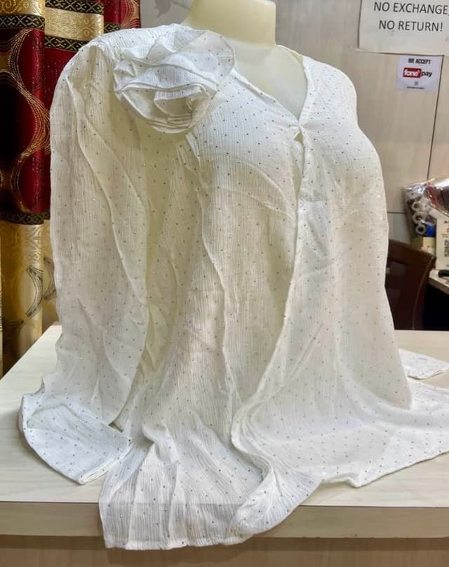 Chiffon Glitter Tops And T-Shirts For Women