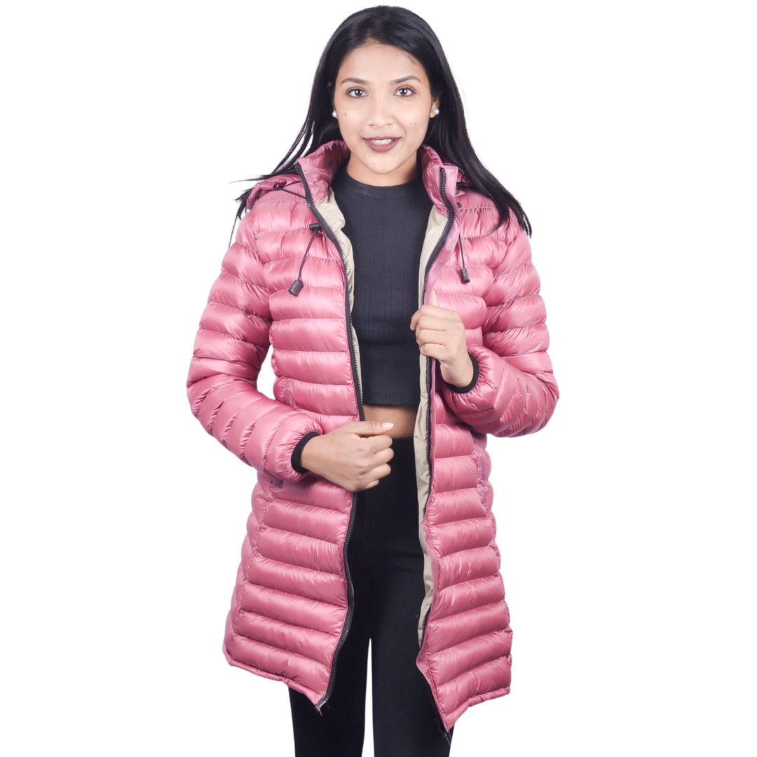 Moonstar Long Silicon Hooded Jacket For Women part II - Fashion 2