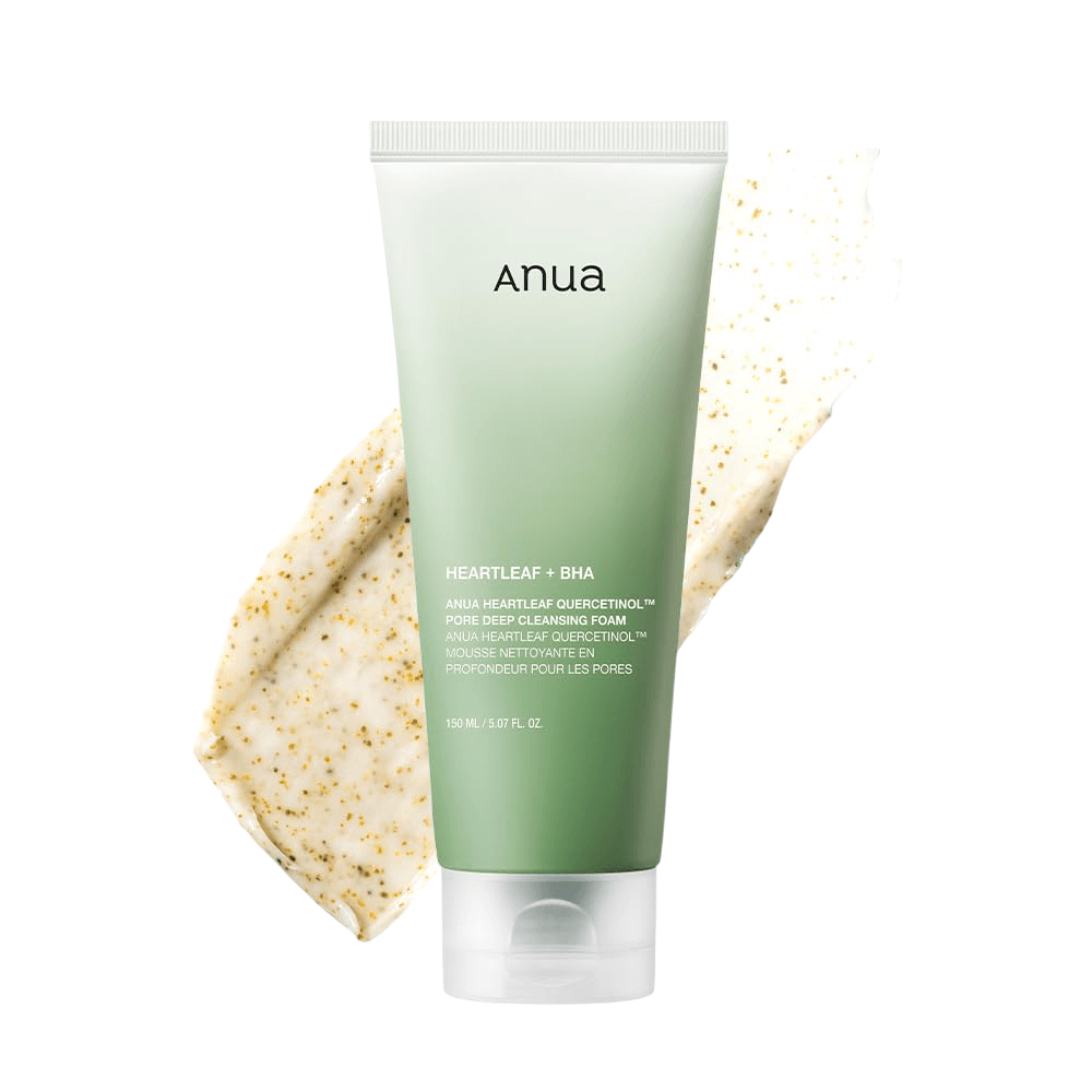 Anua Heartleaf Quercetinol Pore Deep Cleansing Foam Cleanser – 150ml | Korean Face Wash | Purifying, Oil Control & Calming for All Skin Types 1