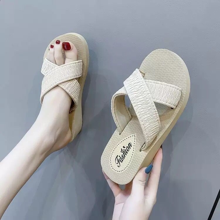 Amazing Low Rubber Hoof Heels Rome Basic Fabric Rome Rubber Basic Hoof Heels Sandals - Fashion | Women's Footwear | 1