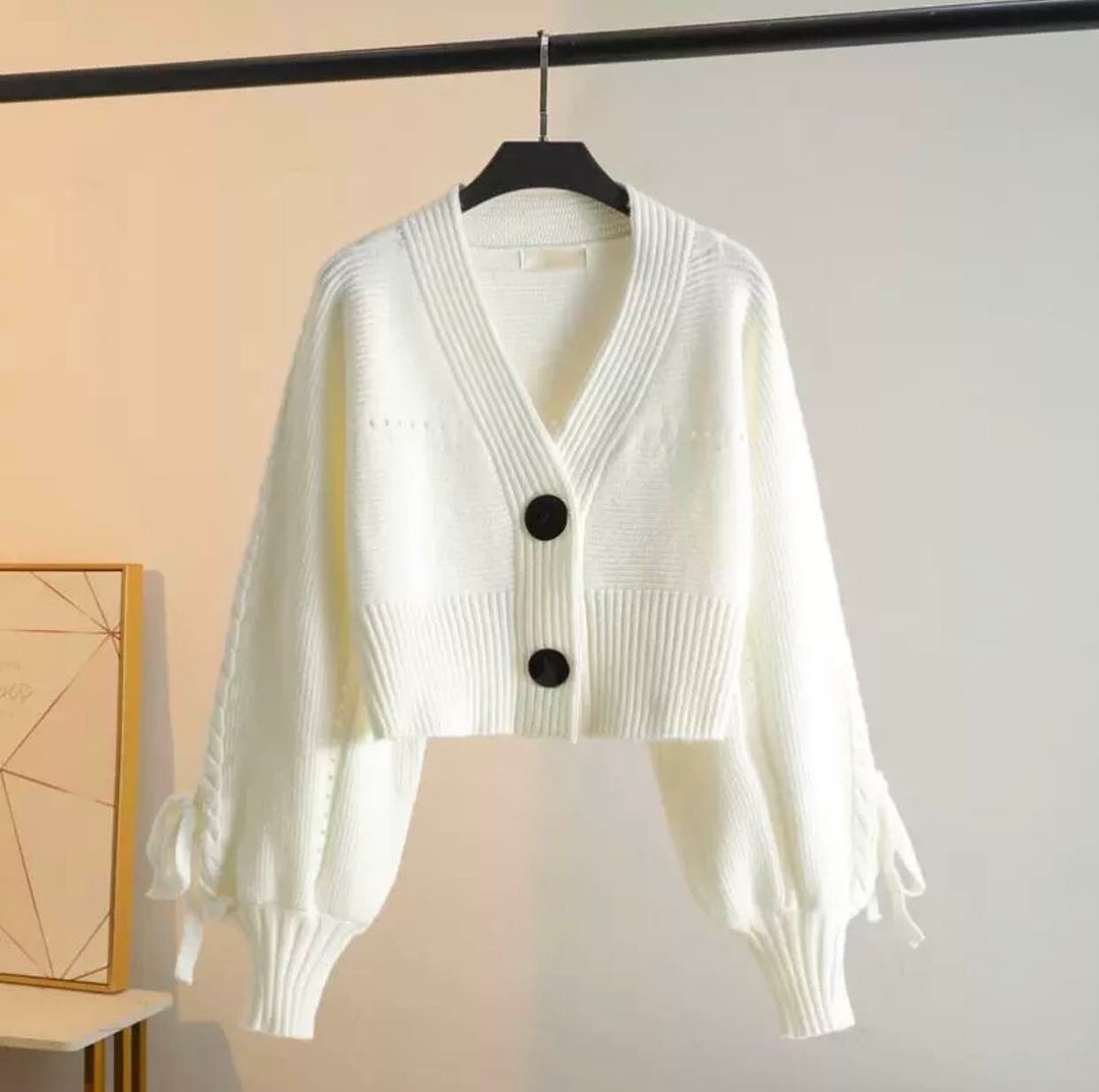 New Woolen Full Sleeve Croup Outer For Women 1