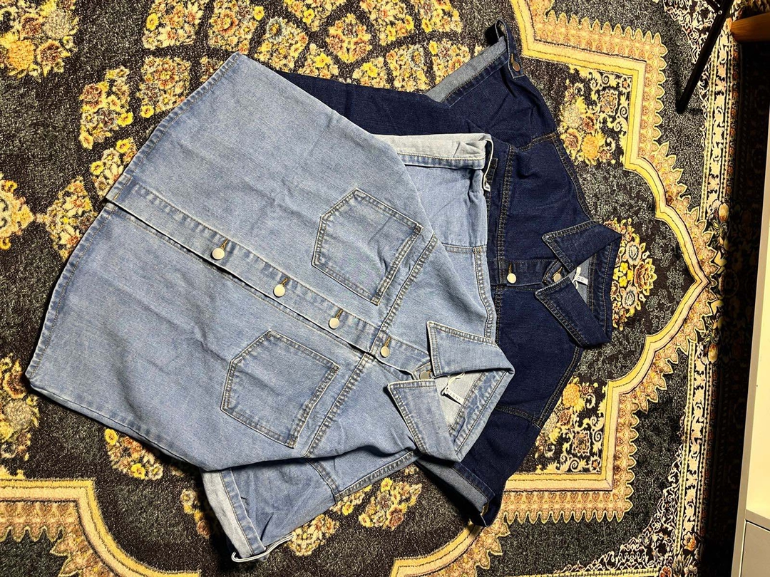 New Summer Special Half Sleeve Denim Free Size Shirt For Women 1
