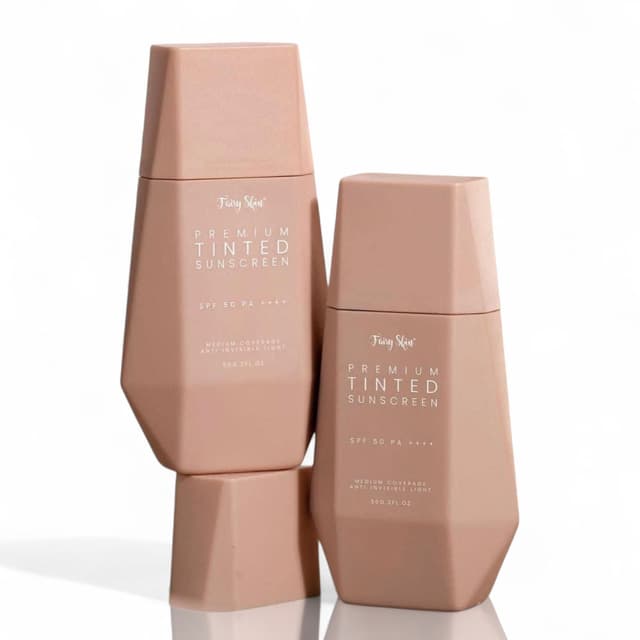 Fairy Skin Tinted Sunscreen SPF50 PA++++ – 50g | Sheer Coverage, Lightweight & Brightening | Made in Philippines | Premium Tinted Sunscreen