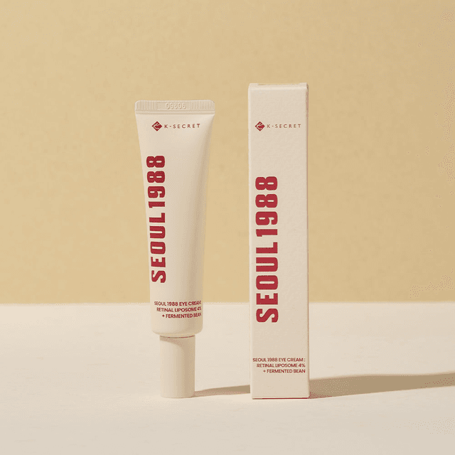 KSECRET Seoul 1988 Retinol Eye Cream – 30ml | Korean Skincare | Anti-Aging, Wrinkle Care, Brightening & Firming for All Skin Types