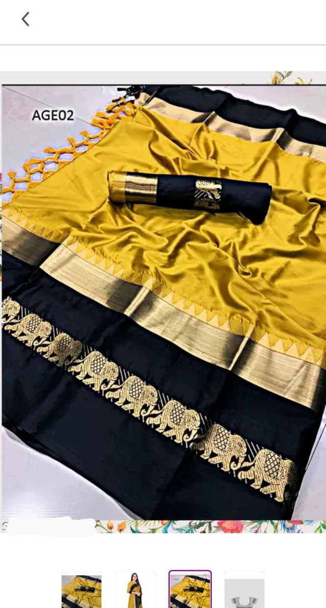 Silk Saree Blouse Set