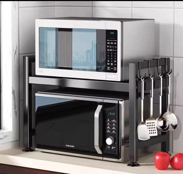 Over The Oven Adjustable Metal Rack For Kitchen