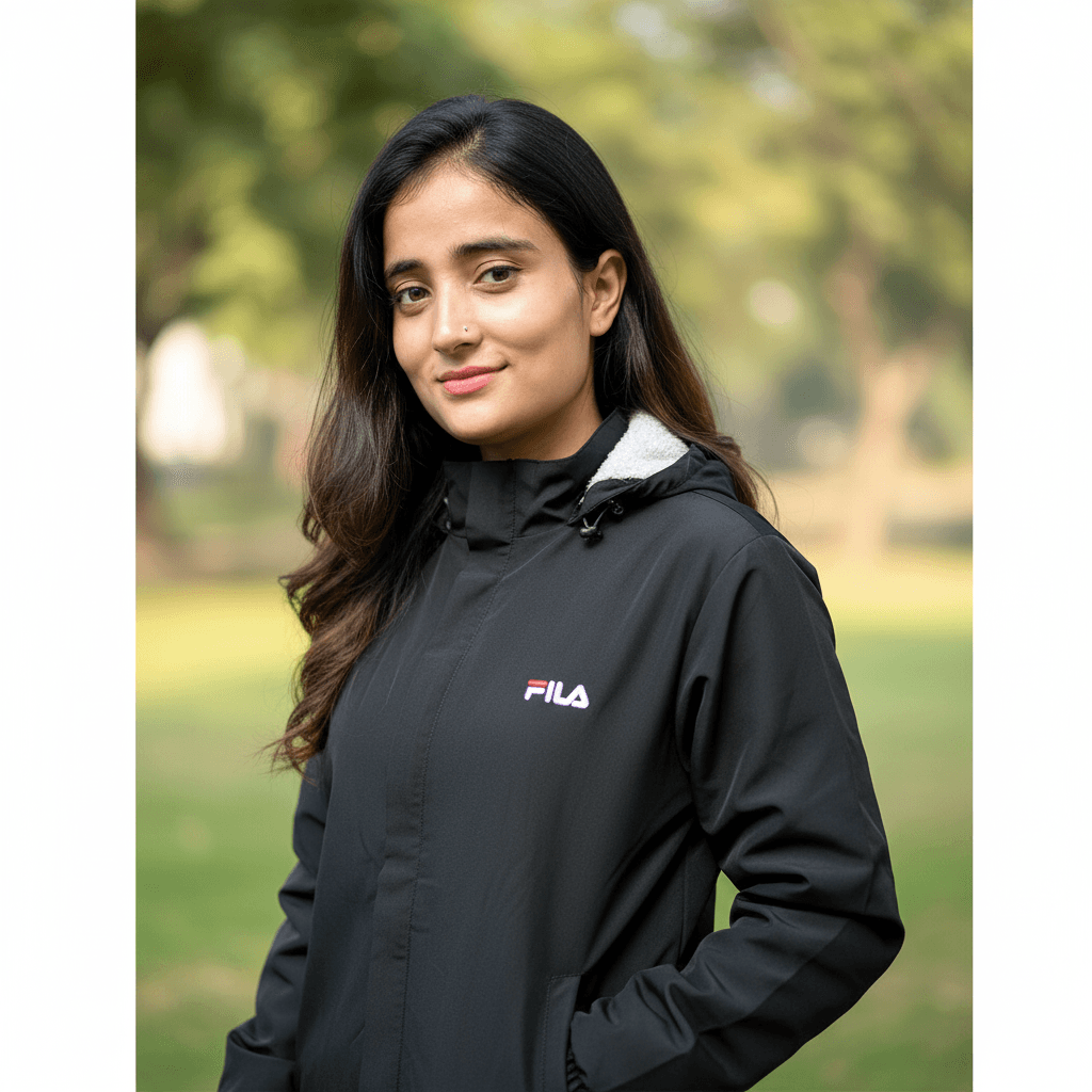 Black Solid Premium Fur Jacket For Women - Fashion | Jackets For Women | Women's Wear | Jackets | 1