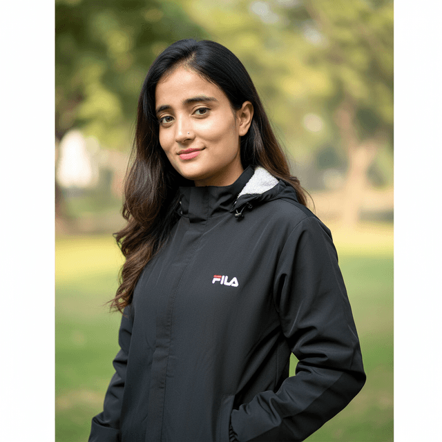 Black Solid Premium Fur Jacket For Women - Fashion | Jackets For Women | Women's Wear | Jackets |